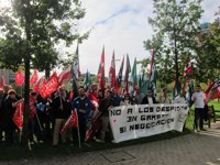 Economía.- Sindicatos piden a Iberdrola que se "implique" para evitar despidos en Gamesa, de la que es socio principal