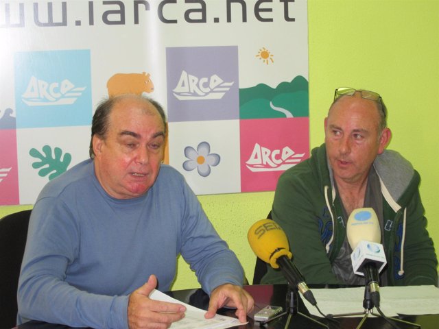 El presidente de Arca, Agustín Gómez, y el vicepresidente, Carlos García