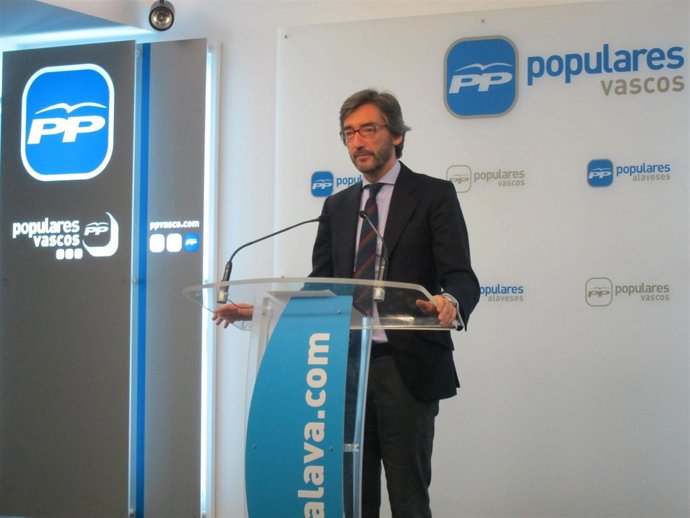 El secretario general del pp vasco, Oñaki Oyarzabal