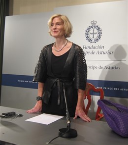 Nussbaum, al comienzo de su rueda de prensa.