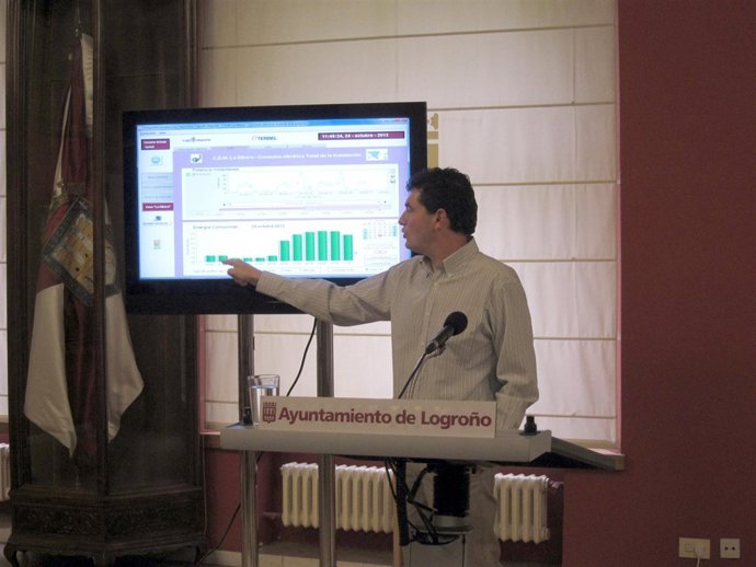 Luis Alberto Terroba, de Terbel, explica el proyecto de telegestión