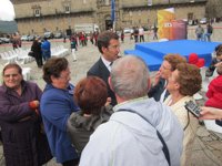 Feijóo recibe un baño de felicitaciones en su primer acto institucional