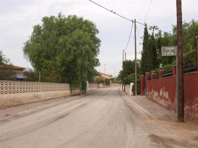 Urbanización de San Vicente en la que ha sido robado cable de cobre