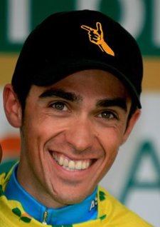 El ciclista Alberto Contador