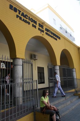Estación de autobuses  Prado de San Sebastian en Sevilla