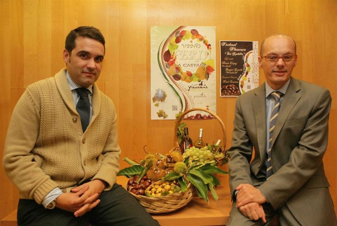 El diputado provincial Jacobo Florido y el alcalde de Yunquera