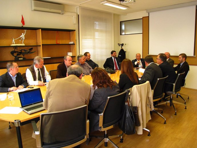 Reunión del Consorcio Alta Velocidad-Comarca de Pamplona