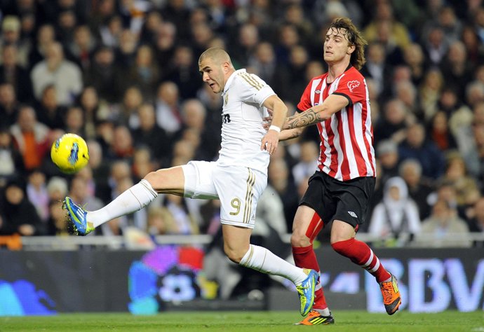 Karim Benzema Remata A Puerta Ante El Athletic Club