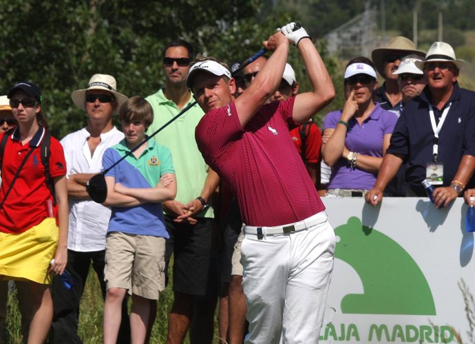 El Golfista Inglés Luke Donald En El Madrid Masters