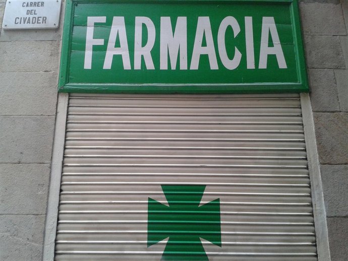Cierre de farmacias en Catalunya