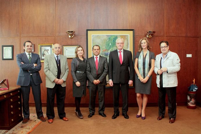 Heinz-Josef Welter en la visita a la Cámara