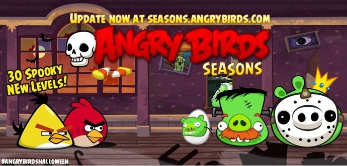 Episodio Haunted Hogs de Angry Birds Seasons