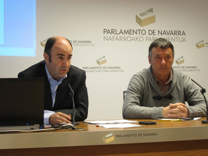 Manu Ayerdi y Patxi Leuza.