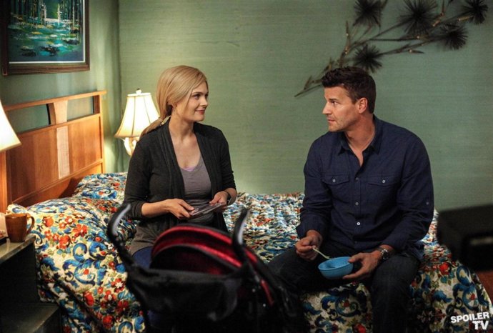 Emily Deschanel y David Boreanaz en 'Bones'