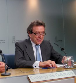 El consejero portavoz, durante su comparecencia tras el Consejo de Gobierno.