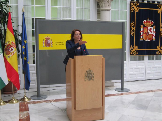 La delegada del Gobierno en Andalucia, Carmen Crespo