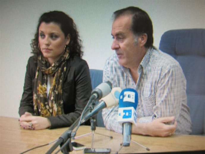 El alcalde de Fortuna, Matías Carrillo, y su sucesora, Catalina Herrero