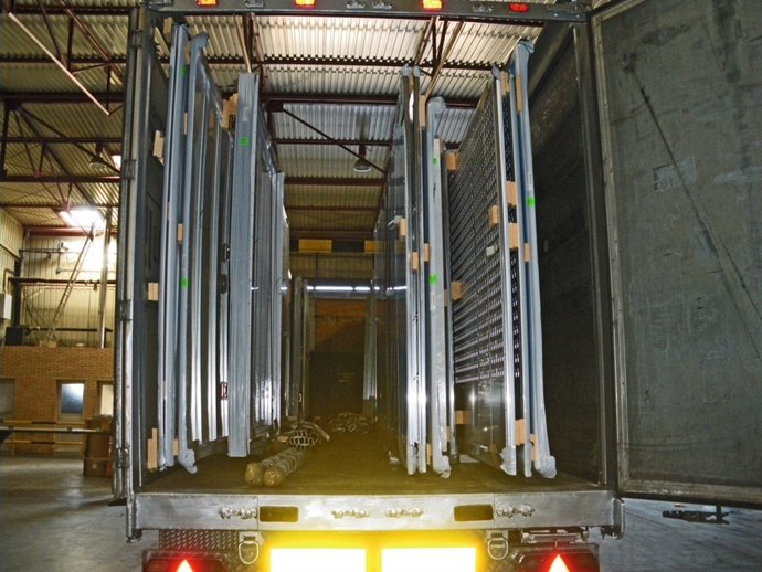 Carrocerías de Liderkit antes de ser transportadas a Marruecos.