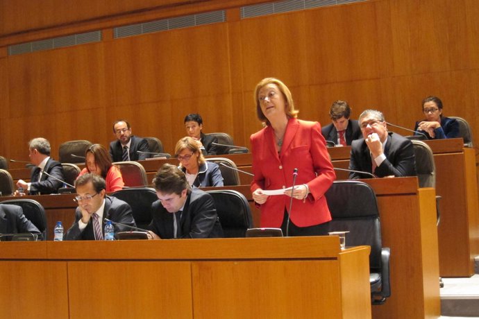 La presidenta Luisa Fernanda Rudi