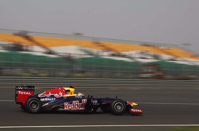 Sebastian Vettel en La India