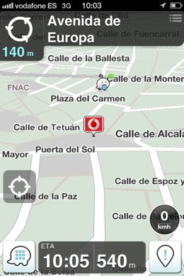 Aplicación De Vodafone Y Waze