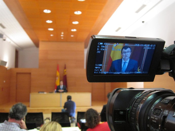 El portavoz del Gobierno regional, José Ballesta