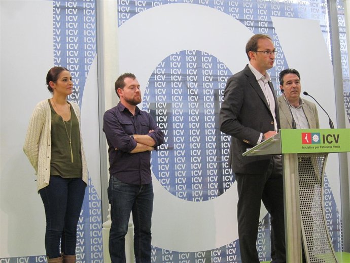 Mireia Mollà (Compromís), David Abril (Iniciativa Verds de Baleares), Joan Herre