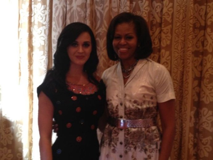Katy Perry y Michelle Obama