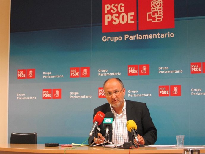 El portavoz parlamentario del PSdeG, Abel Losada
