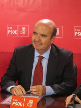 Gaspar Zarrías en la sede de la FSA.