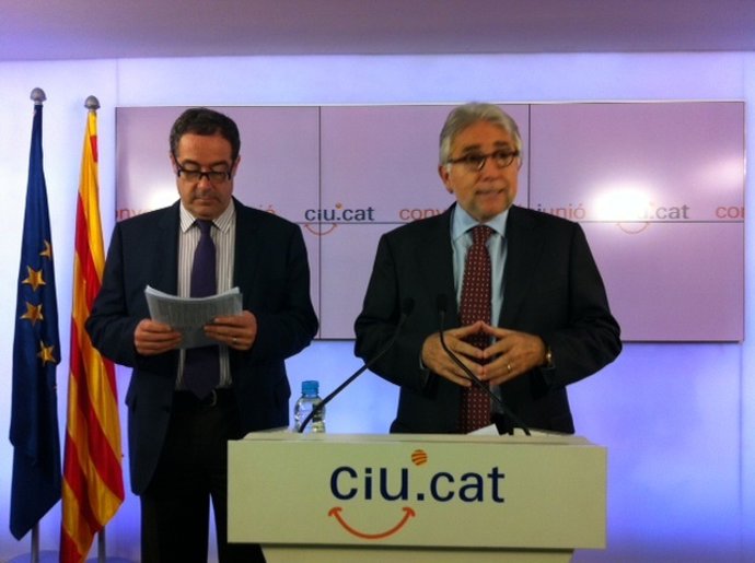 Pere Macias y Josep Sánchez Llibre, CiU