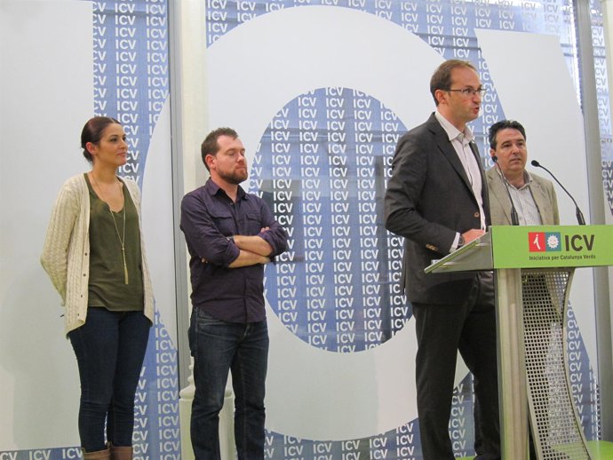 Mireia Mollà (Compromís), David Abril (Iniciativa Verds de Baleares), Joan Herre