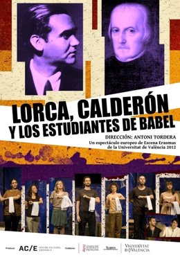 Cartel Del Espectáculo "Lorca, Calderón Y Los Estudiantes De Babel"