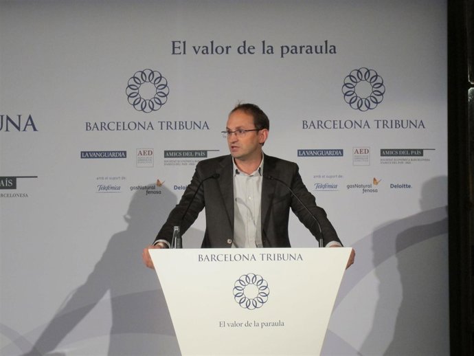 El candidato al Parlament de ICV-EUiA, Joan Herrera