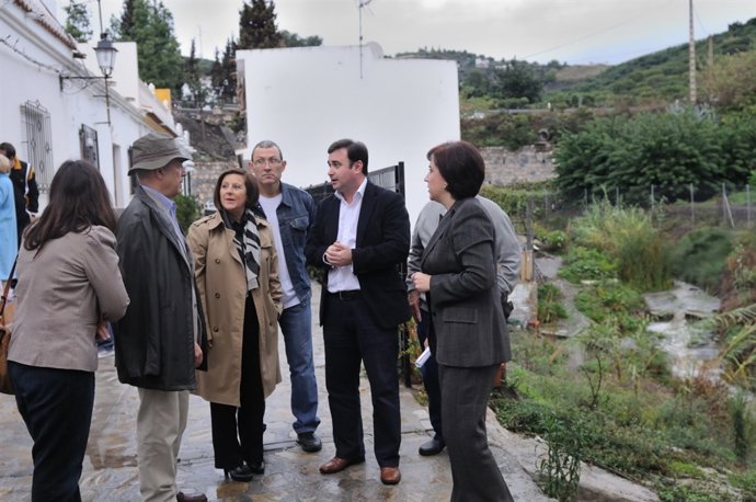 Delegada del Gobierno andaluz, María José Sánchez, en Salobreña