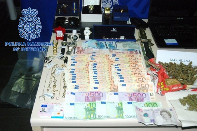 Efectos incautados en la operación 'Dragón II'