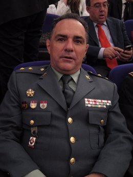 El teniente coronel jefe de la Guardia Civil de Córdoba, José Ignacio Criado