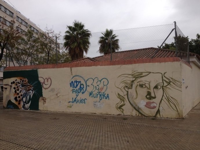 Muro del colegio Paulo Orosio
