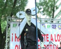 Cientos de policías nacionales se concentran frente al Ministerio del Interior 