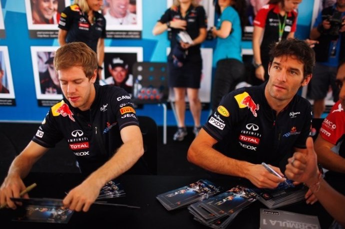 Sebastian Vettel Y Mark Webber 