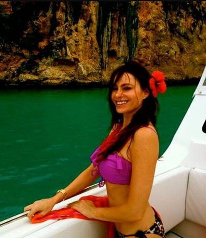 Sofía Vergara De Vacaciones En El Caribe
