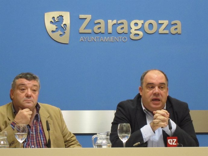 Los concejales Laureano Garín y Roberto Fernández