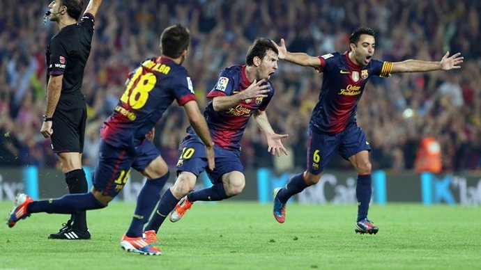 Jordi Alba,Messi,Xavi Fc Barcelona