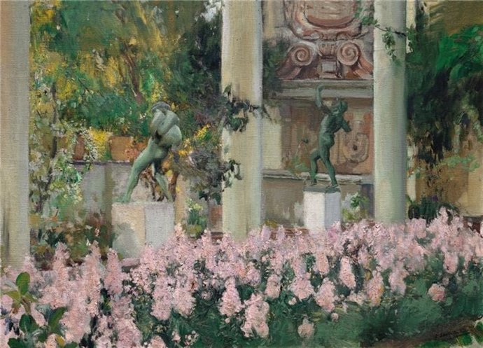 Alhelíes del Jardín de la Casa Sorolla. Colección particular