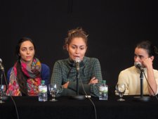 Mizar Martínez, Elena Carmona y Eulàlia Ayuguadé