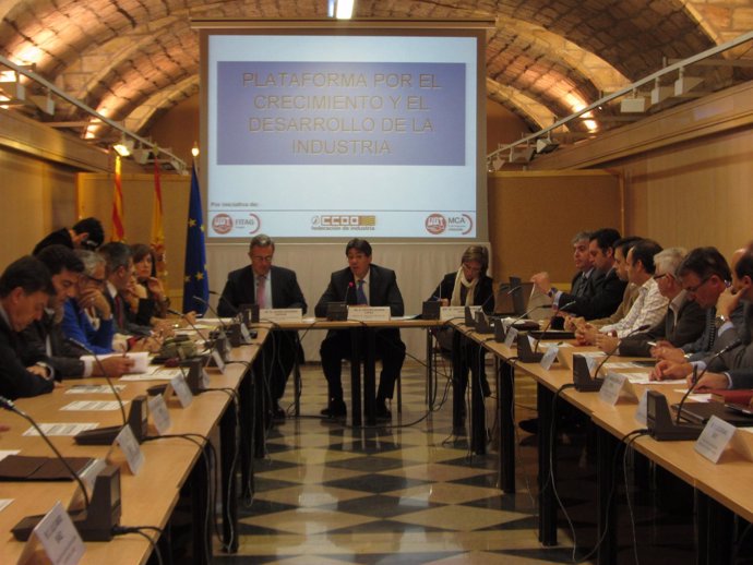 Arturo Aliaga ha presidido el Consejo de Industria de Aragón