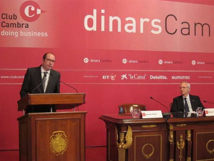 Jaume Cané (Freudenberg) y Miquel Valls (Cámara de Barcelona)