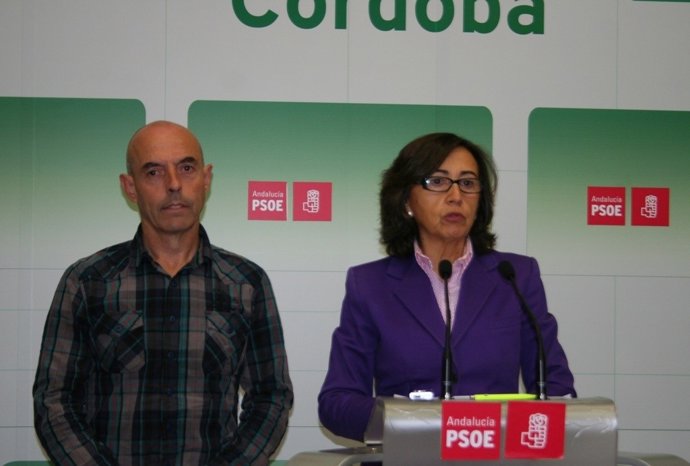 Hurtado y Aguilar en la rueda de prensa