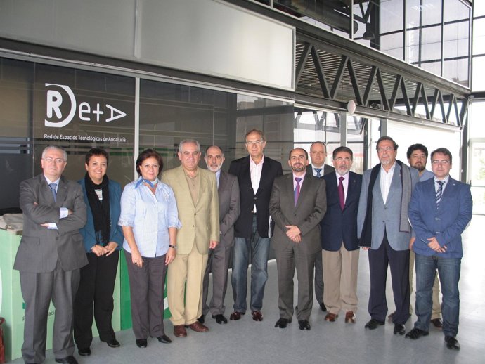 Reunión de los parques científico tecnológicos andaluces.