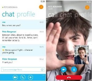 Recurso Skype para Windows Phone 8